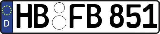 HB-FB851
