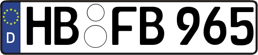 HB-FB965