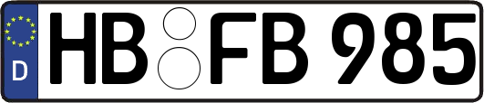 HB-FB985