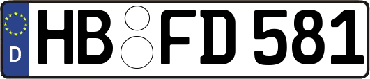 HB-FD581
