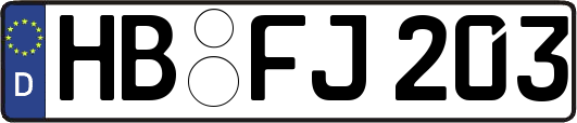 HB-FJ203