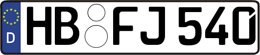 HB-FJ540