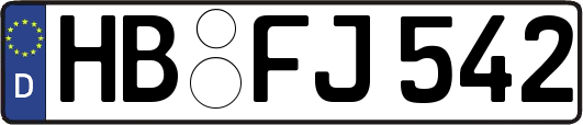 HB-FJ542