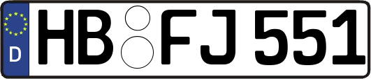 HB-FJ551