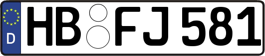 HB-FJ581