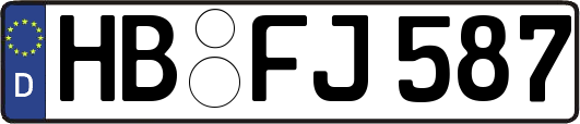 HB-FJ587