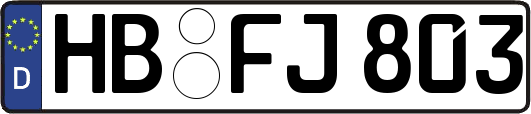 HB-FJ803
