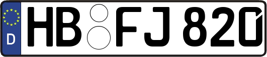 HB-FJ820