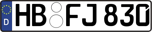HB-FJ830