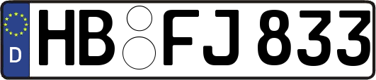 HB-FJ833
