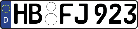 HB-FJ923