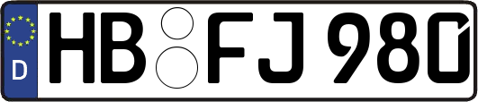 HB-FJ980
