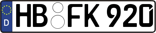 HB-FK920