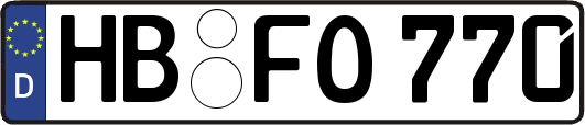 HB-FO770