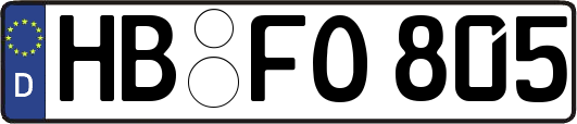 HB-FO805