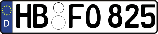 HB-FO825