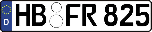 HB-FR825