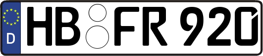 HB-FR920