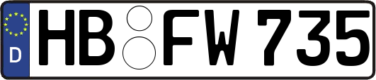 HB-FW735