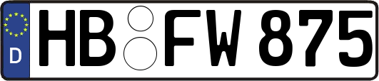 HB-FW875