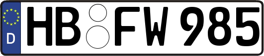 HB-FW985