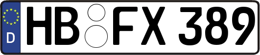 HB-FX389