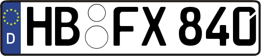 HB-FX840