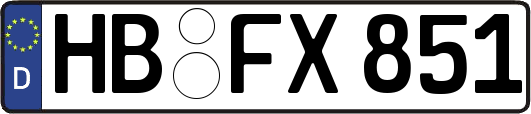 HB-FX851