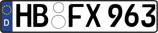 HB-FX963