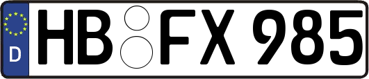 HB-FX985