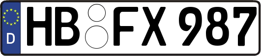 HB-FX987
