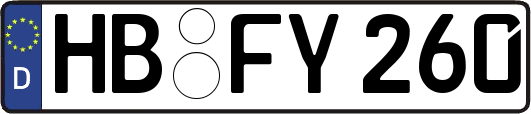 HB-FY260
