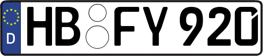HB-FY920