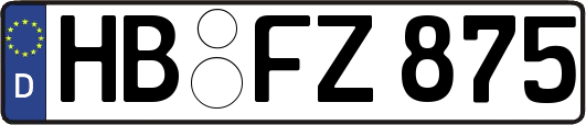 HB-FZ875