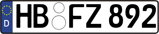 HB-FZ892