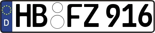 HB-FZ916