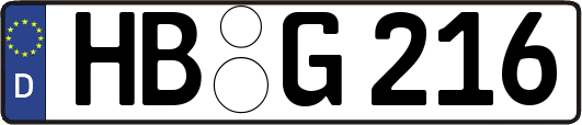 HB-G216