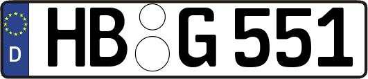HB-G551
