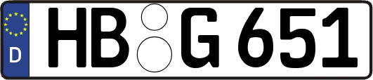 HB-G651