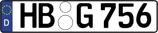 HB-G756