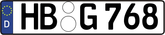 HB-G768