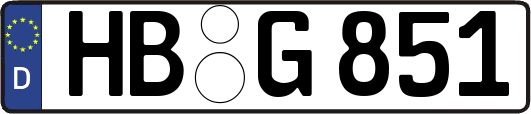 HB-G851