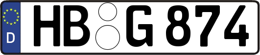 HB-G874