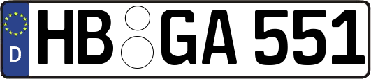 HB-GA551