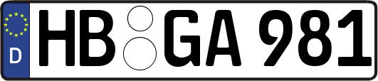 HB-GA981