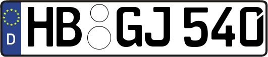 HB-GJ540