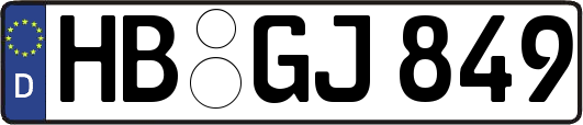 HB-GJ849