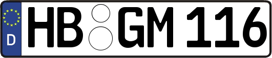 HB-GM116