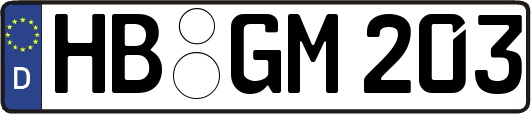 HB-GM203