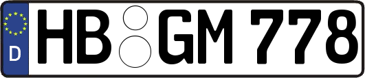 HB-GM778